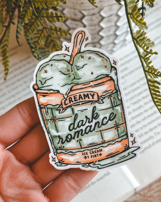 Dark Romance Ice Cream Sticker