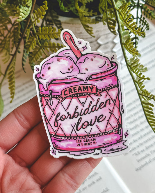 Forbidden Love Ice Cream Sticker