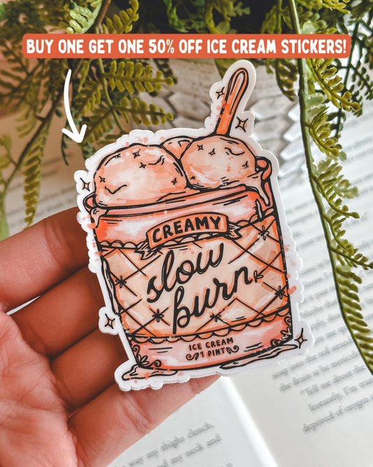 Slow Burn Ice Cream Sticker