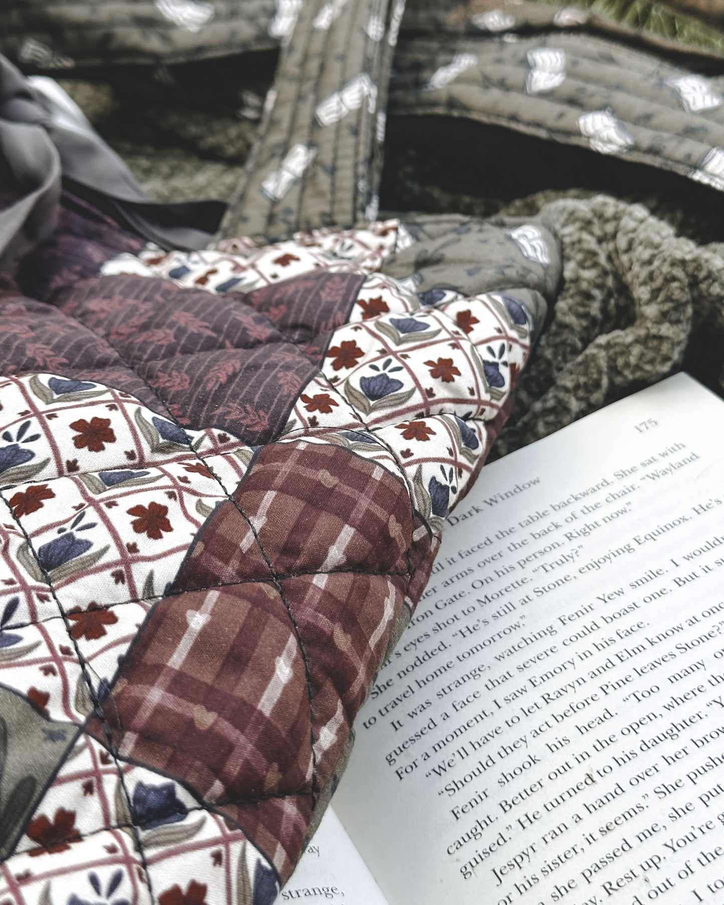 Quilted Book Bag