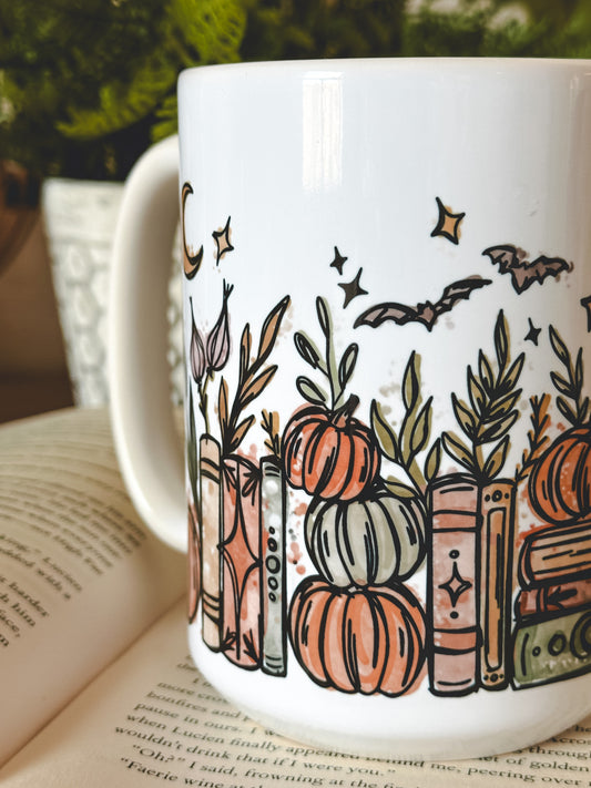 Seasonal Fall Bookish Mug *11oz or 15oz*