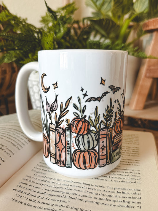 Seasonal Fall Bookish Mug *11oz or 15oz*