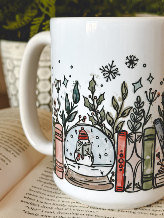 Seasonal Winter Bookish Mug *11oz or 15 oz*