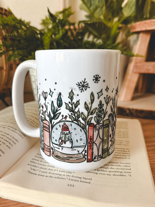 Seasonal Winter Bookish Mug *11oz or 15 oz*