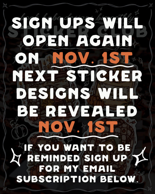Bimonthly Sticker Club Subscription